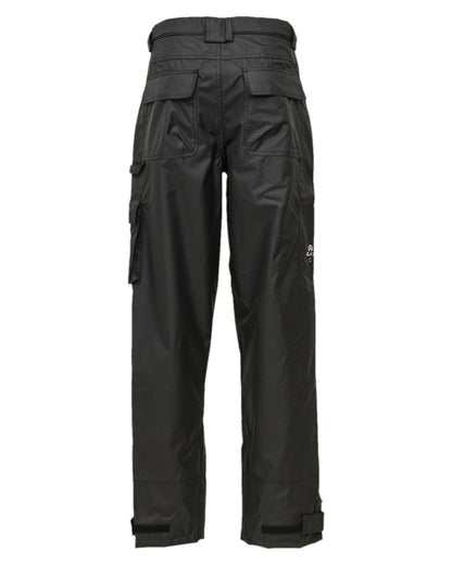 Black Coloured Elka Mens Working Xtreme Oxford Trousers on white background 