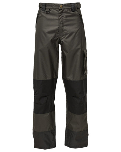 Grey Black Coloured Elka Mens Working Xtreme Oxford Trousers on white background 