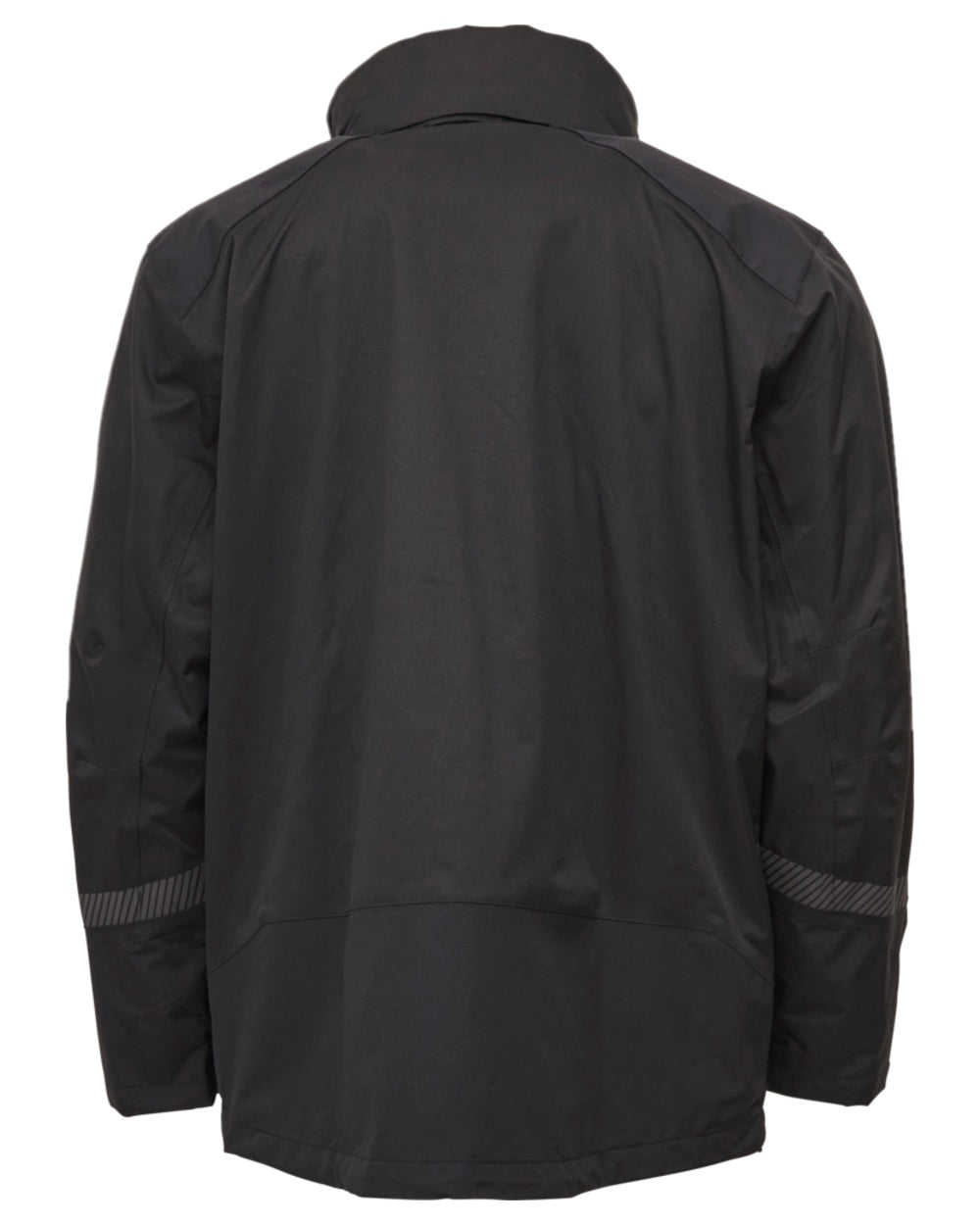 Black Coloured Elka Mens Working Xtreme Stretch Jacket on white background 