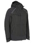Black Coloured Elka Mens Working Xtreme Winter Softshell Jacket on white background 