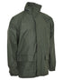 Olive Coloured Elka Professional Jacket on white background 