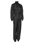 Black Coloured Elka Womens Thermal Coverall on white background 