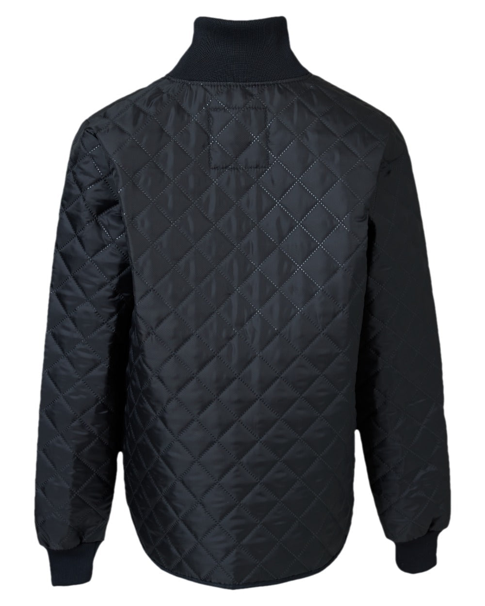 Black Coloured Elka Womens Thermal Jacket on white background 