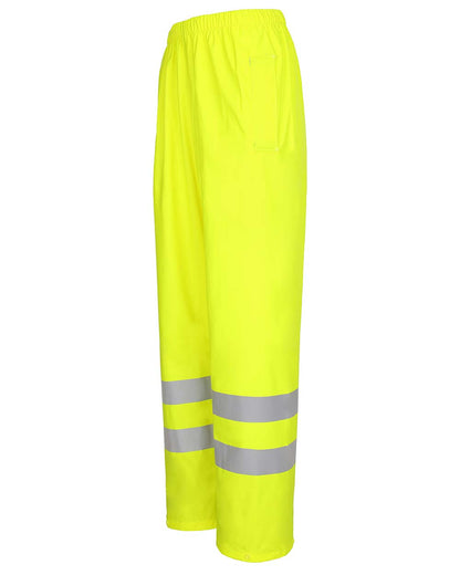 Yellow coloured Fort Air Reflex Trousers on white background 
