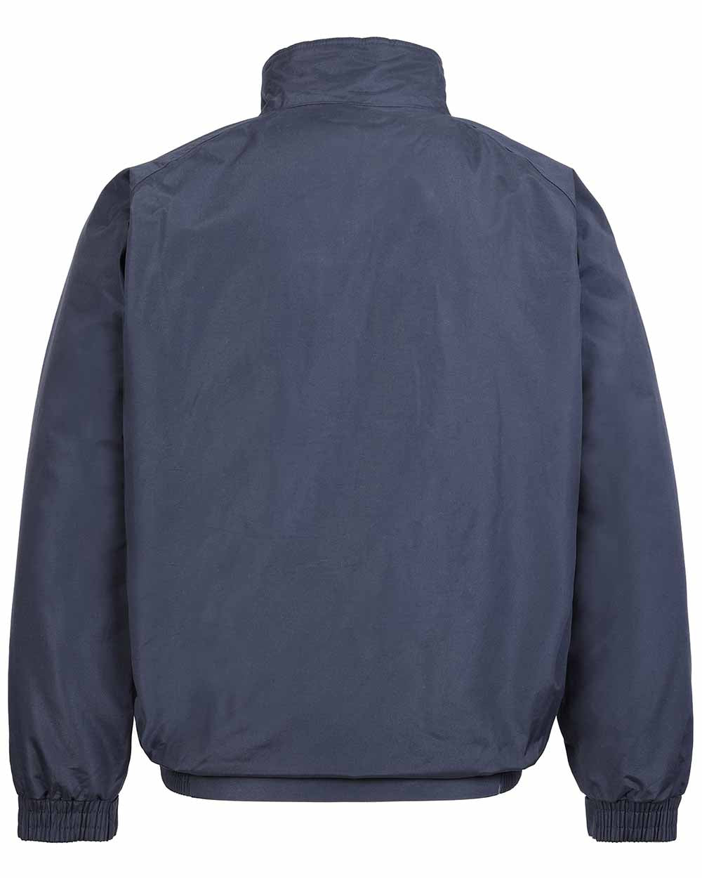 Navy coloured Fort Harris Fleece Lined Jacket on white background 