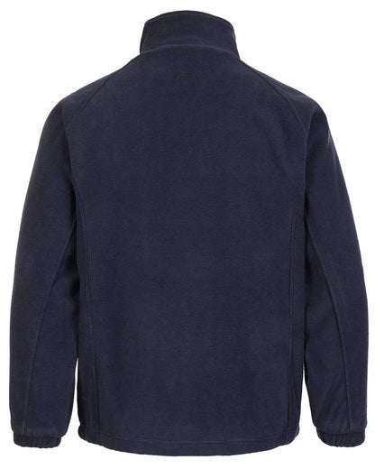 Navy Blue coloured Fort Lomond Fleece Jacket on white background 