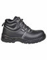 Black coloured Fort Workforce Safety Boots on white background 