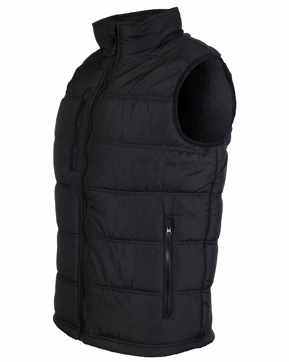 Black coloured Fort Carlton Bodywarmer on white background 