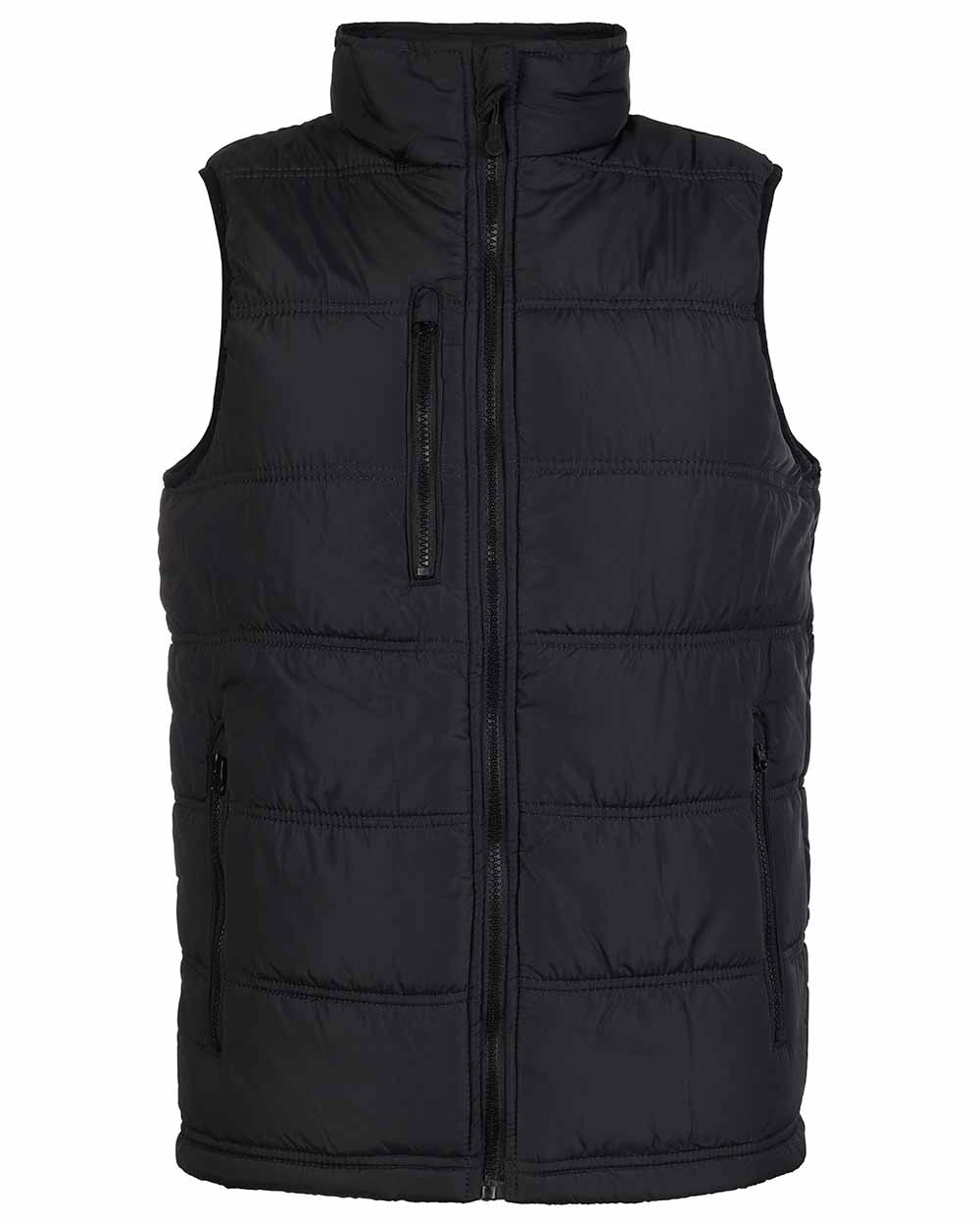 Black coloured Fort Carlton Bodywarmer on white background 