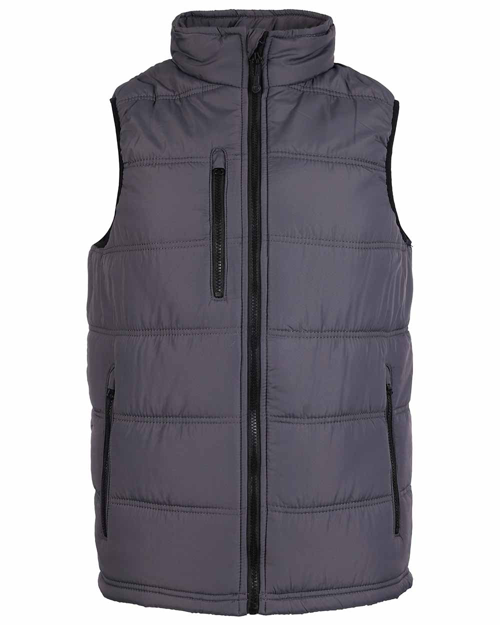 Grey coloured Fort Carlton Bodywarmer on white background 