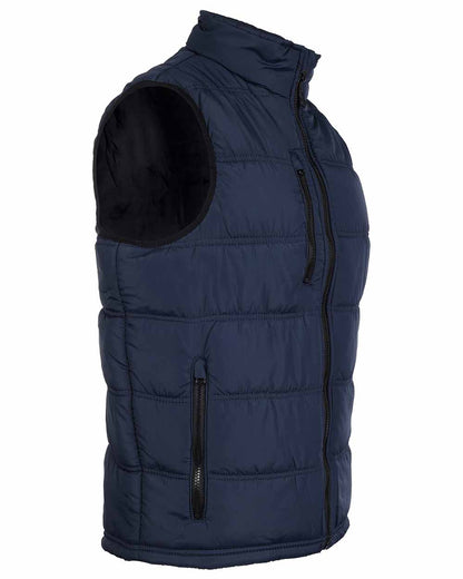 Navy coloured Fort Carlton Bodywarmer on white background 