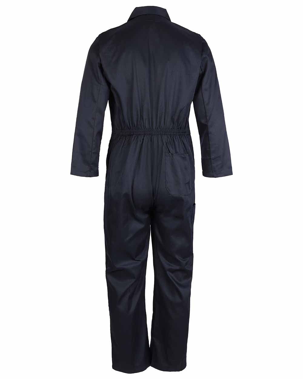 Navy coloured Fort Workforce Economy Boilersuit on white background 