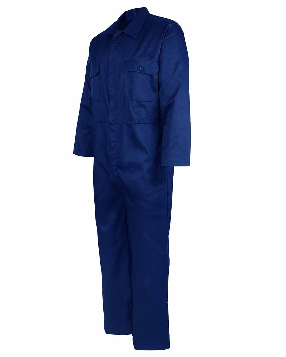 Royal Blue coloured Fort Workforce Economy Boilersuit on white background 