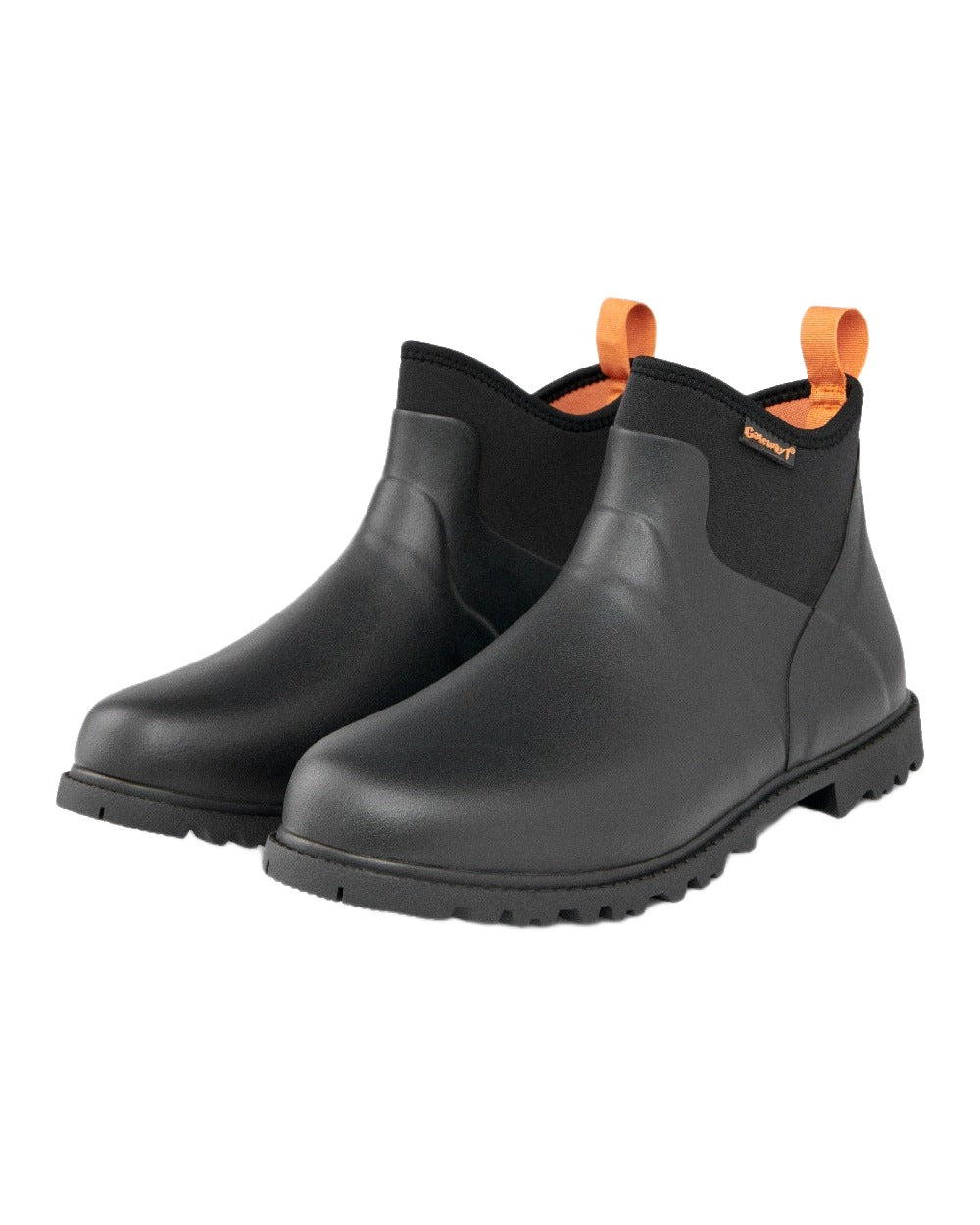 Black Coloured Gateway1 Ascot 6" 3mm Boots on white background 
