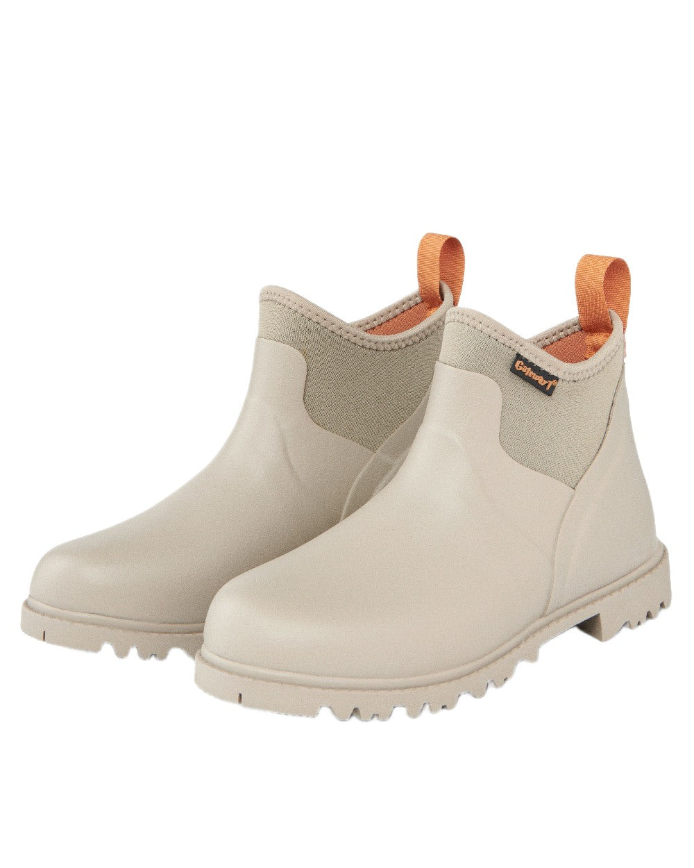 Beige Coloured Gateway1 Ascot Lady 6 3mm Boots on white background 
