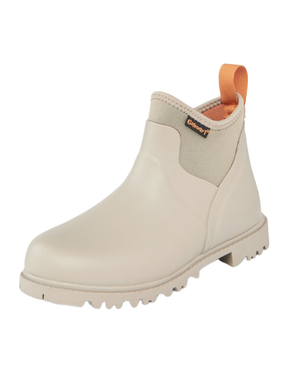 Beige Coloured Gateway1 Ascot Lady 6 3mm Boots on white background 