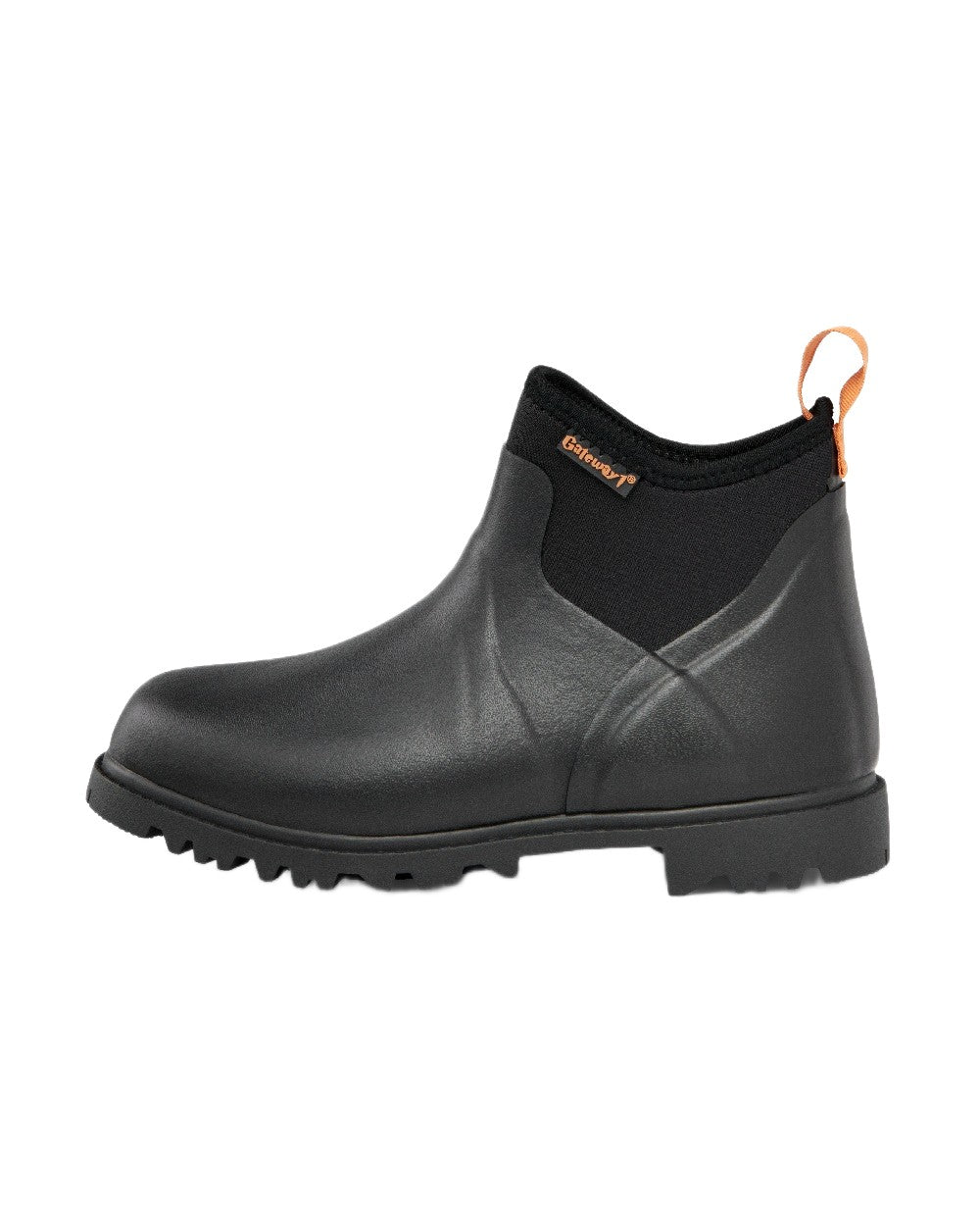 Black Coloured Gateway1 Ascot Lady 6 3mm Boots on white background 