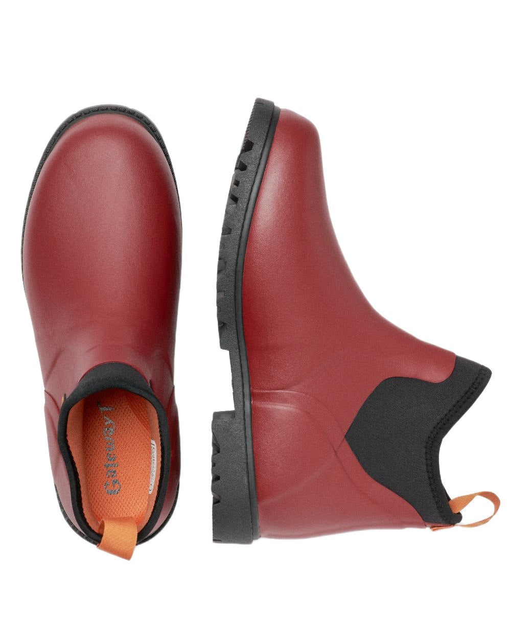 Burgundy Coloured Gateway1 Ascot Lady 6 3mm Boots on white background 