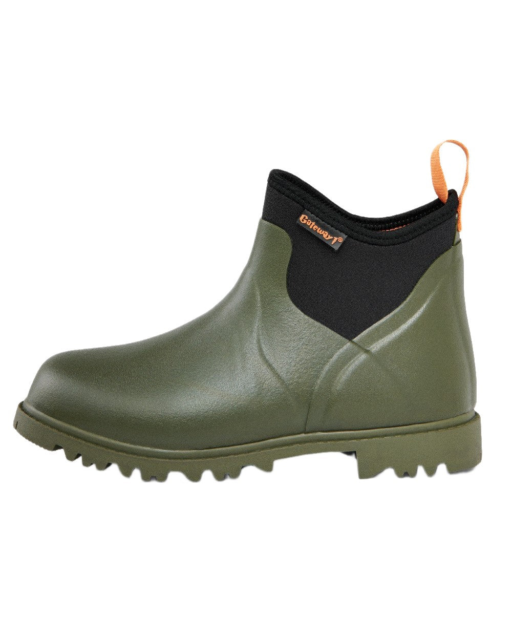 Khaki Coloured Gateway1 Ascot Lady 6 3mm Boots on white background 