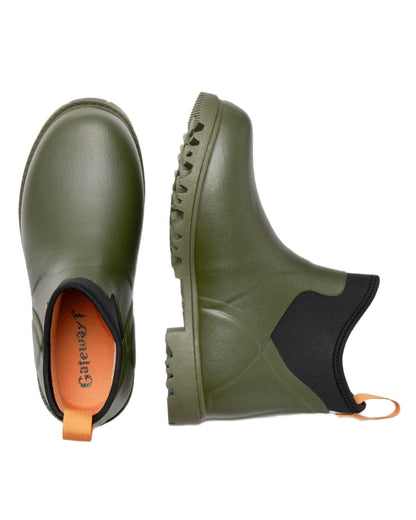 Khaki Coloured Gateway1 Ascot Lady 6 3mm Boots on white background 