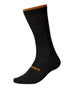 Black Coloured Gateway1 Coolmax Liner Socks on white background 