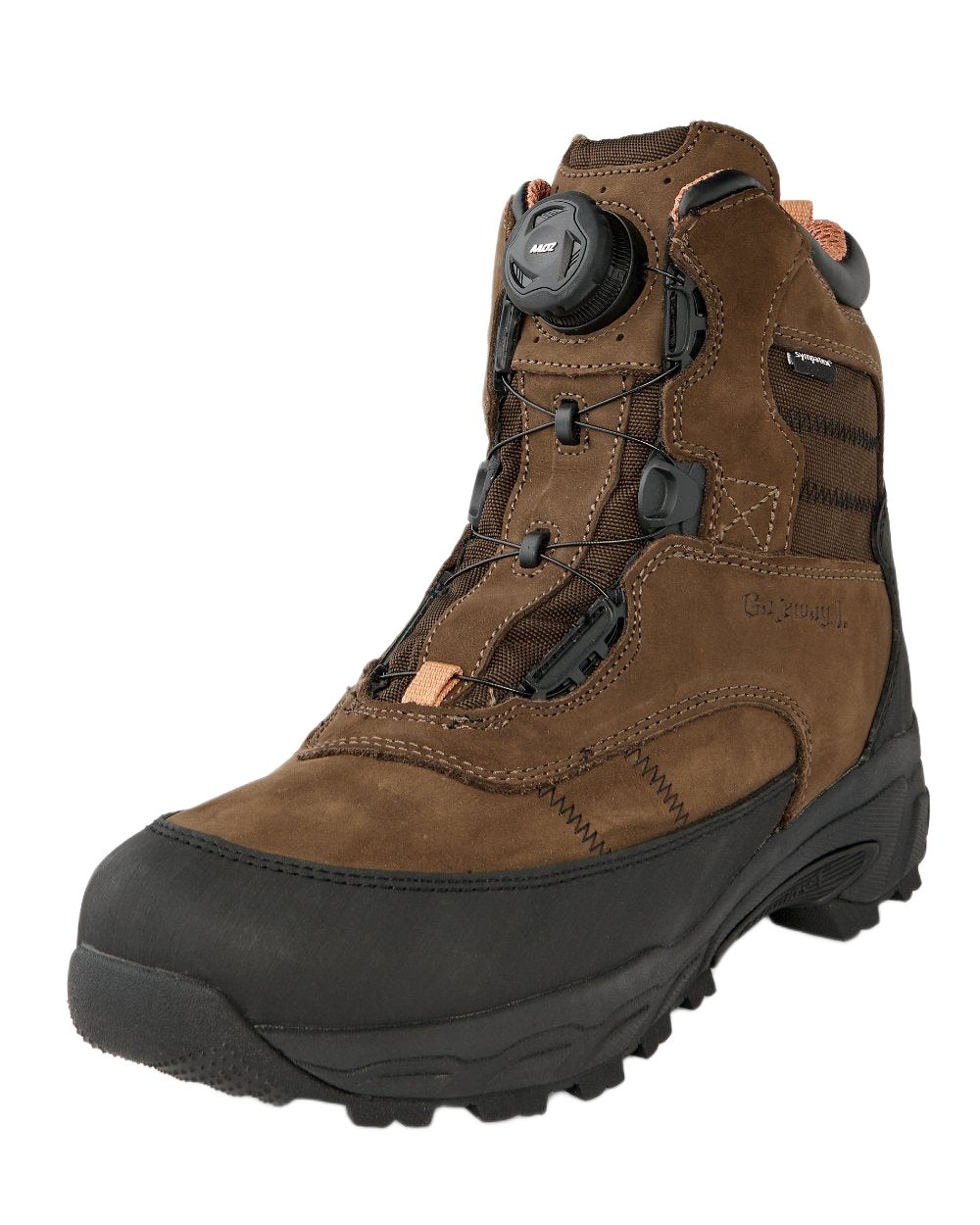 Dark Brown Coloured Gateway1 Estate Beater 7&quot; 400g G1 Speed-Lacing Boots on white background 