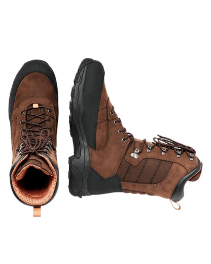 Dark Brown Coloured Gateway1 Estate Beater 7&quot; 400g G1 Speed-Lacing Boots on white background 