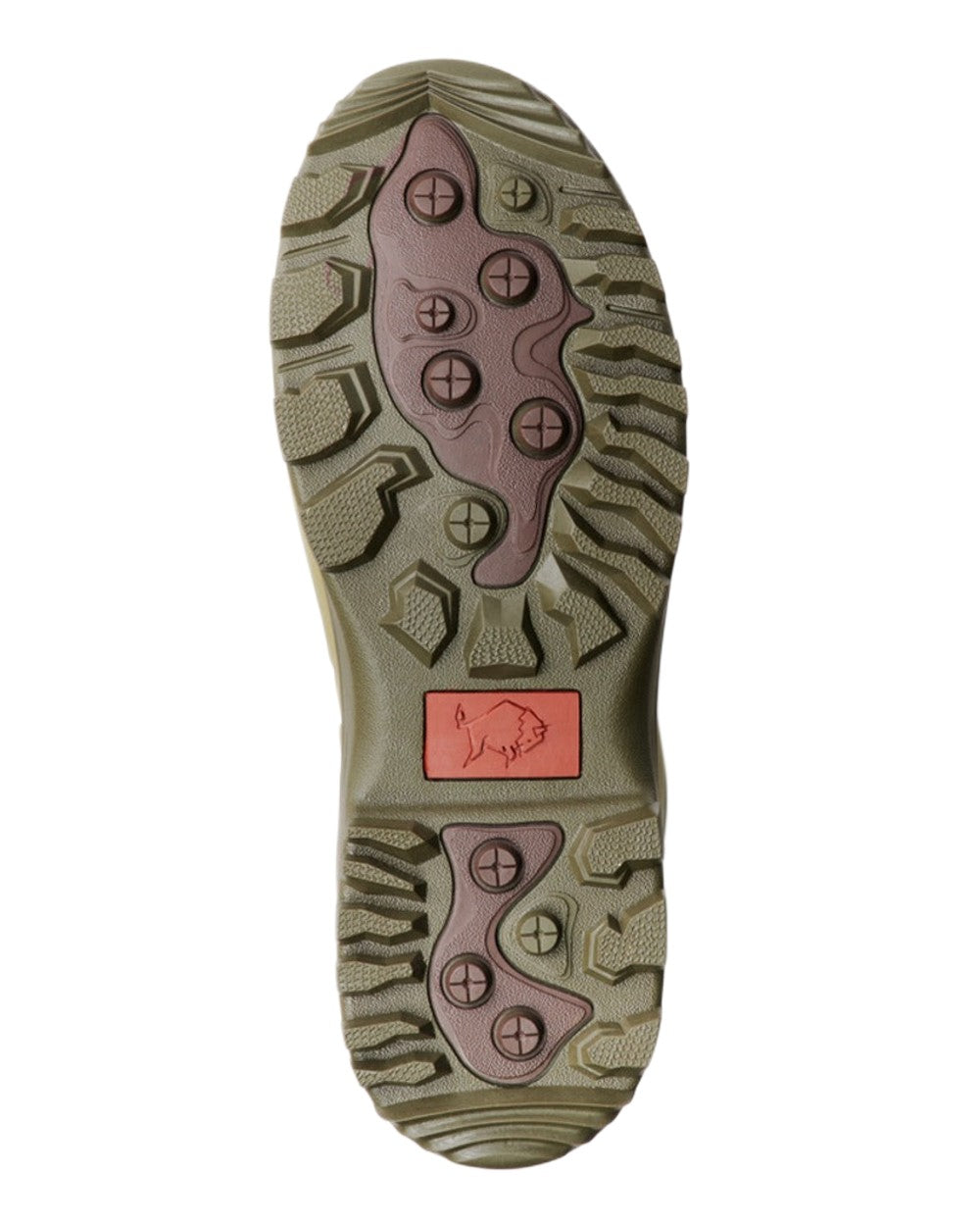 Cedar Olive Coloured Gateway1 Field Master 18" 3mm Wellingtons on white background 