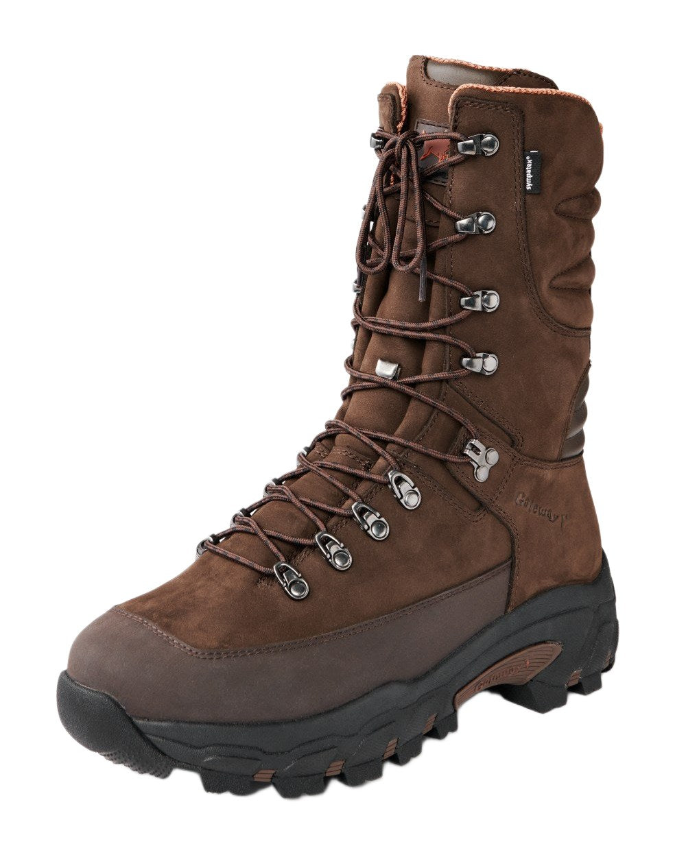 Dark Brown Coloured Gateway1 Fiordland II 11" Boots on white background 