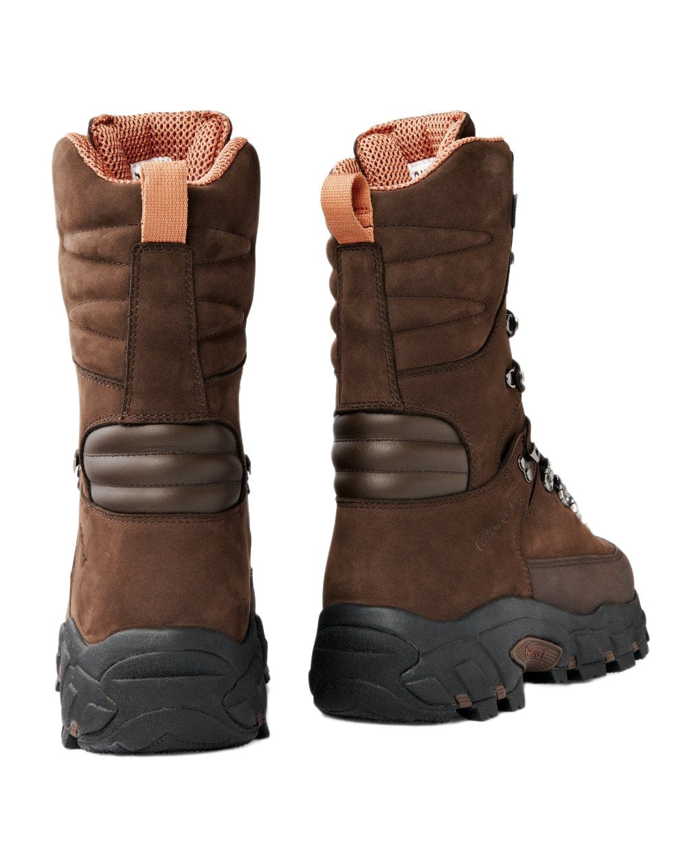 Dark Brown Coloured Gateway1 Fiordland II 11" Boots on white background 