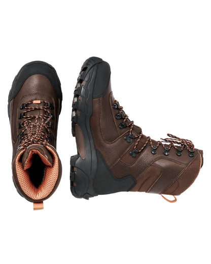 Dark Brown coloured Gateway1 Game Tracker 10&quot; Boots on white background 