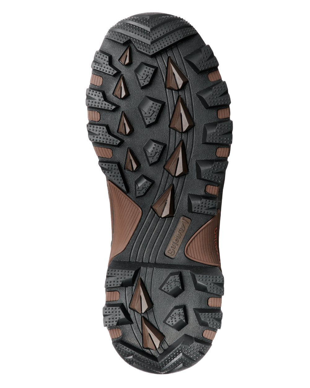 Dark Brown coloured Gateway1 Game Tracker 10&quot; Boots on white background 