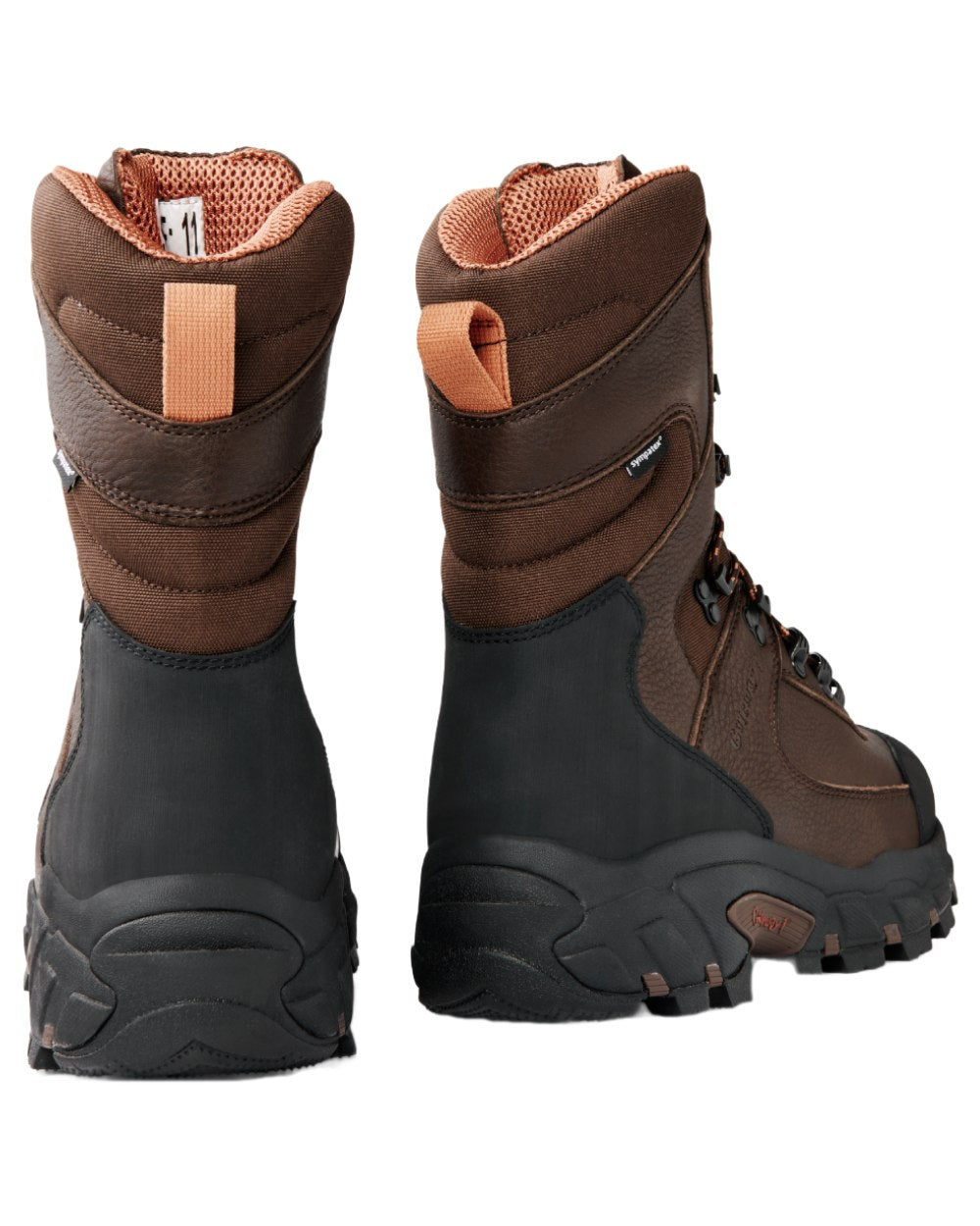 Dark Brown coloured Gateway1 Game Tracker 10&quot; Boots on white background 