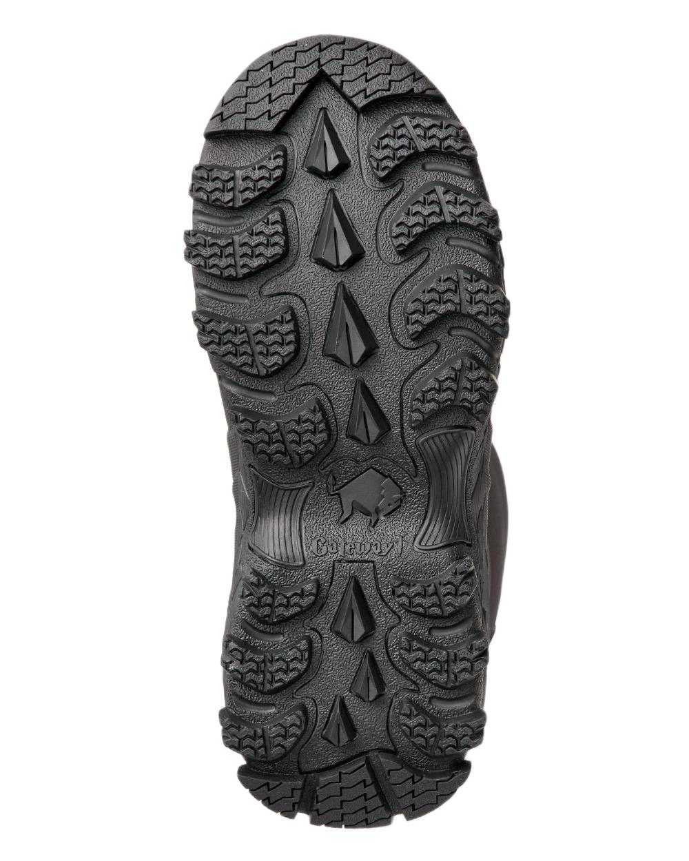 Black Coloured Gateway1 Icebeater 18&quot; 7mm Boots on white background 