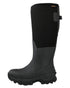 Black Coloured Gateway1 Icebeater 18" 7mm Boots on white background 