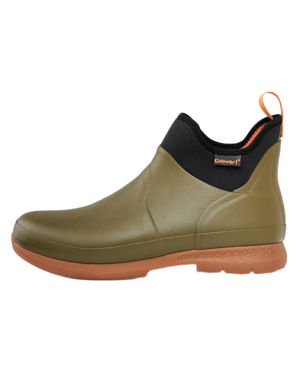 Olive Coloured Gateway1 Jodhpur Lady 6" 4mm Boots on white background 