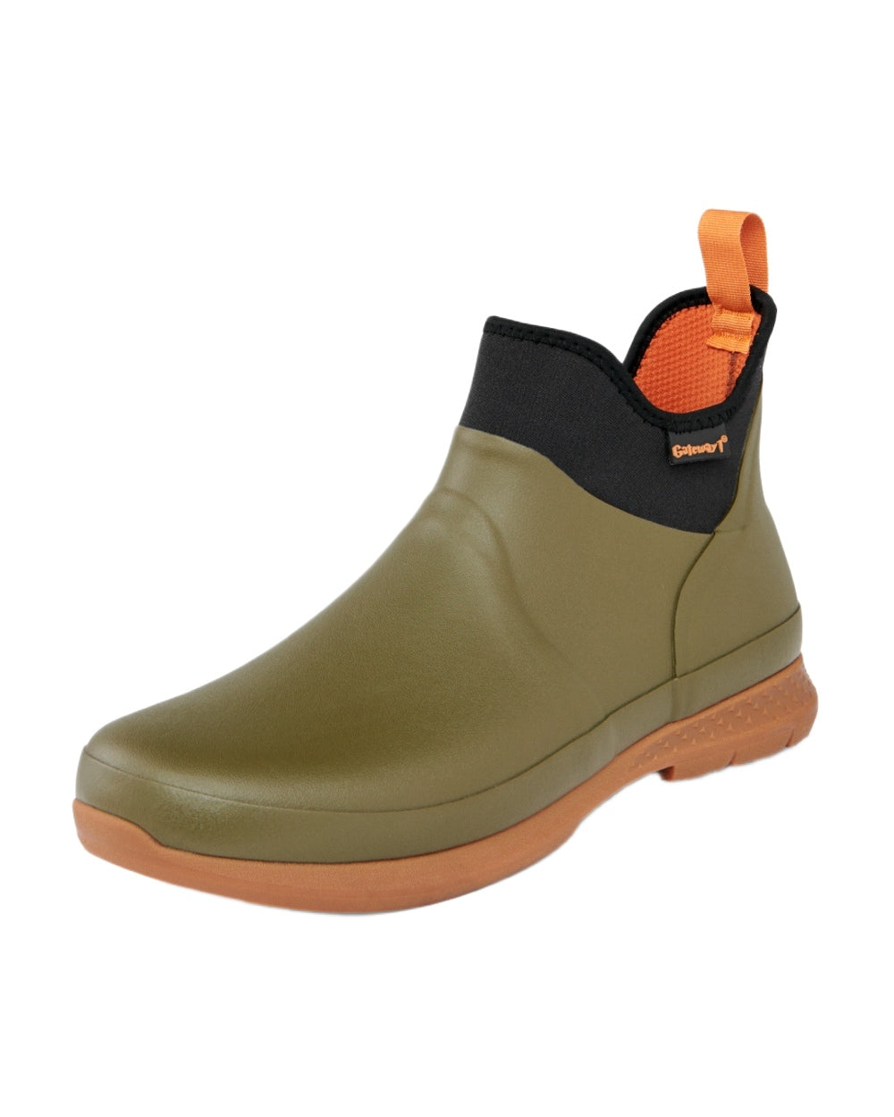 Olive Coloured Gateway1 Jodhpur Lady 6&quot; 4mm Boots on white background 