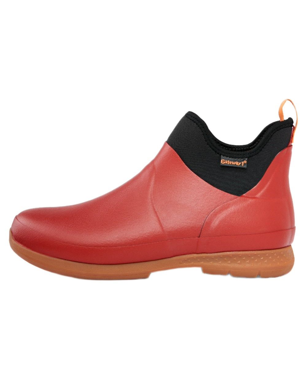 Red Coloured Gateway1 Jodhpur Lady 6&quot; 4mm Boots on white background 