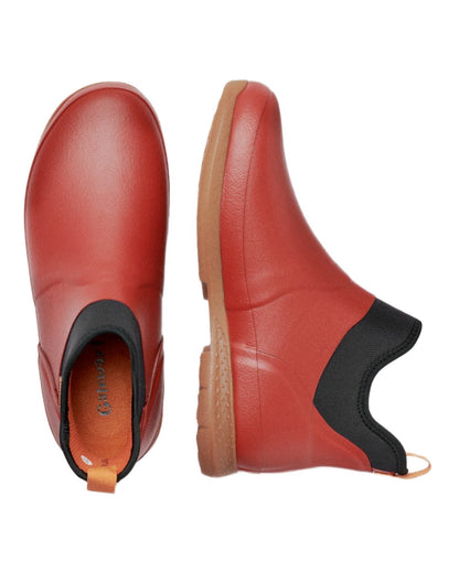 Red Coloured Gateway1 Jodhpur Lady 6&quot; 4mm Boots on white background 