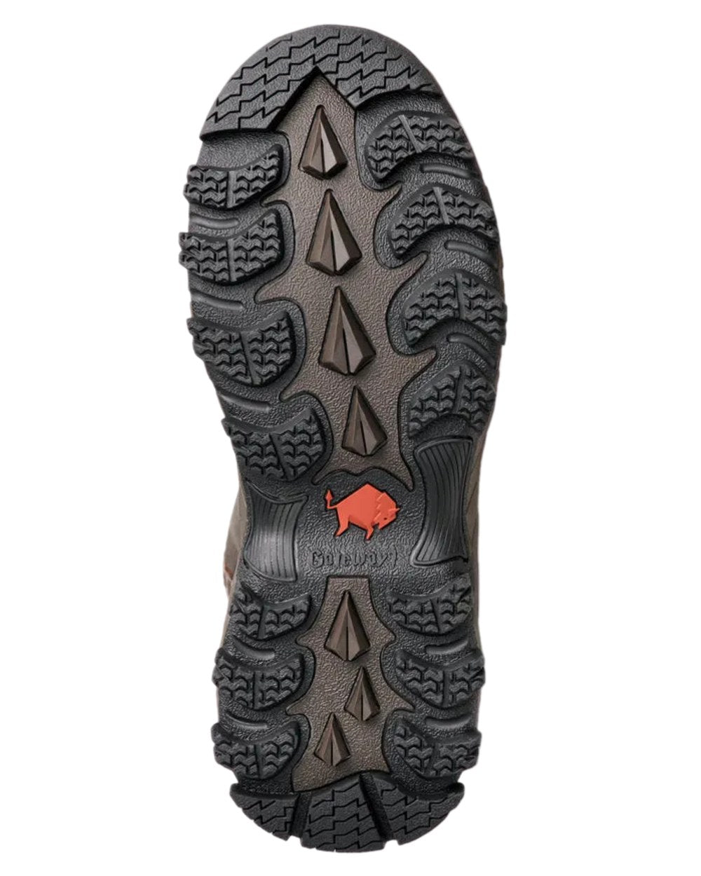 Dark Brown Coloured Gateway1 Moor Country 18" 3mm Side-Zip Wellingtons on white background 