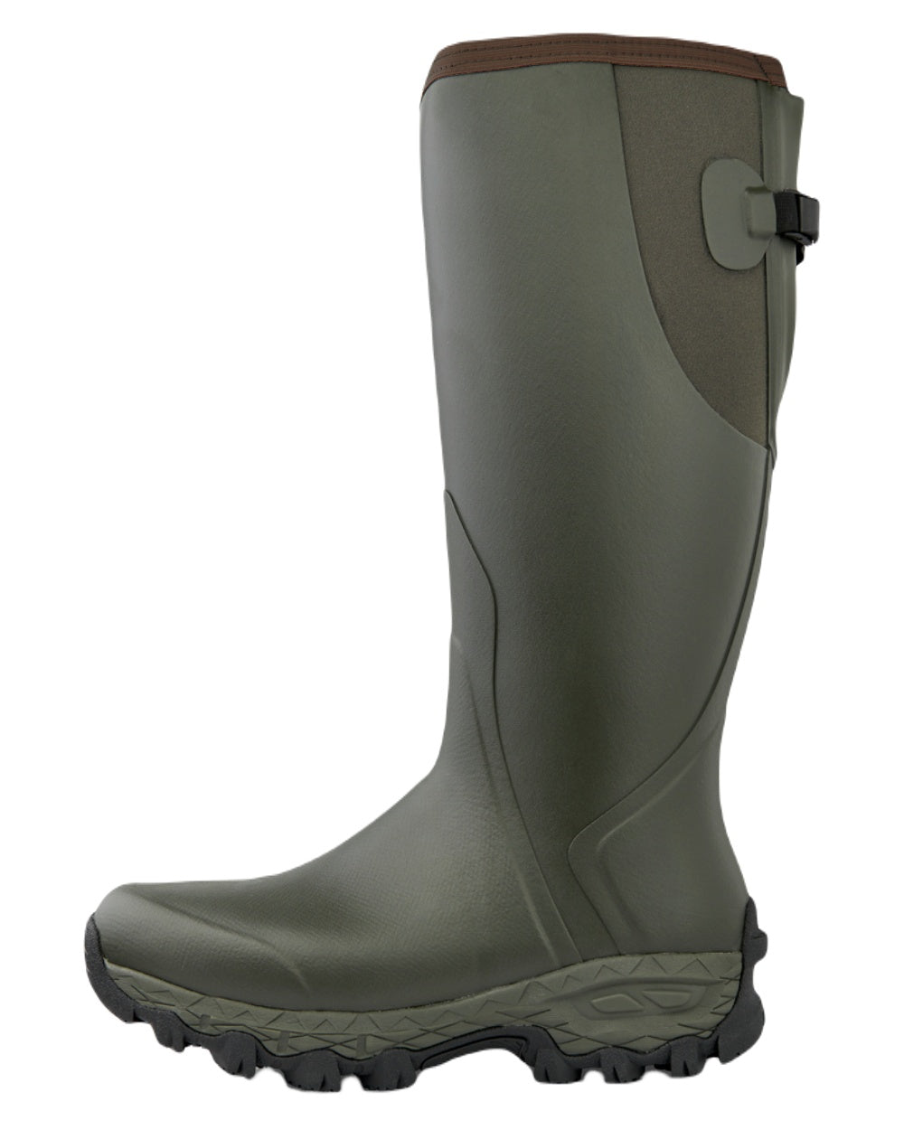 Dark Green Coloured Gateway1 Moor Country Lady 17&quot; 3mm Boots on white background 