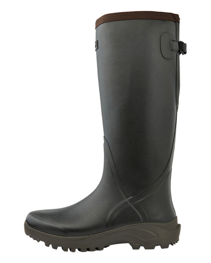 Khaki Coloured Gateway1 Sportsman II 18&quot; 4mm Wellingtons on white background 