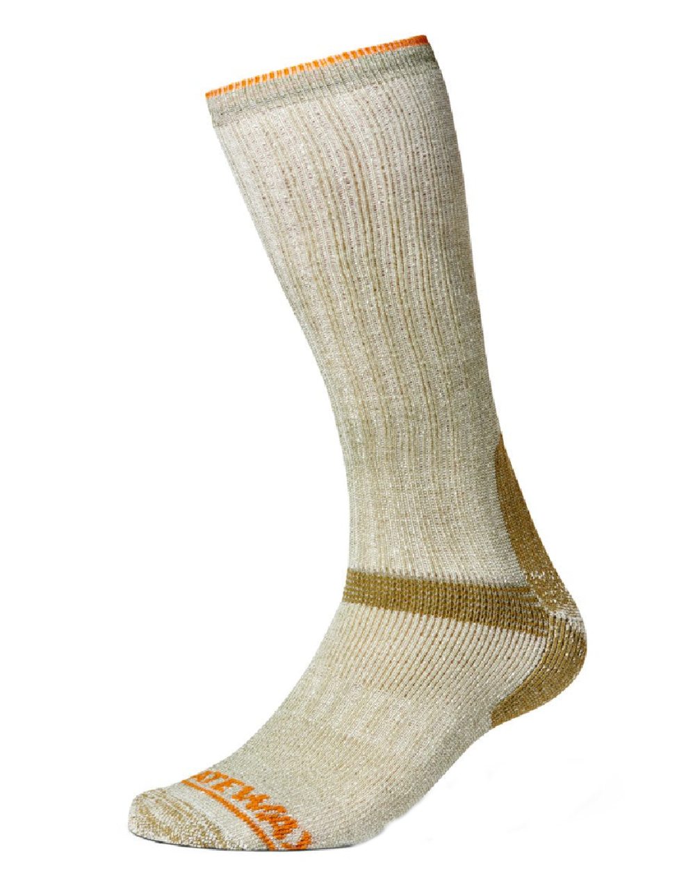 Olive Melange Coloured Gateway1 Ultra Kneehigh Socks on white background 