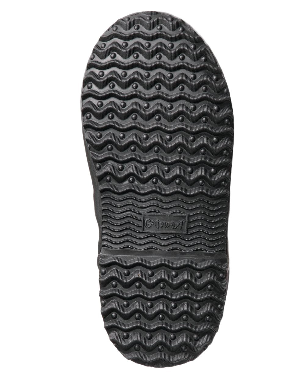 Black Coloured Gateway1 Wetland Master Kids 12 7mm Wellingtons on white background 