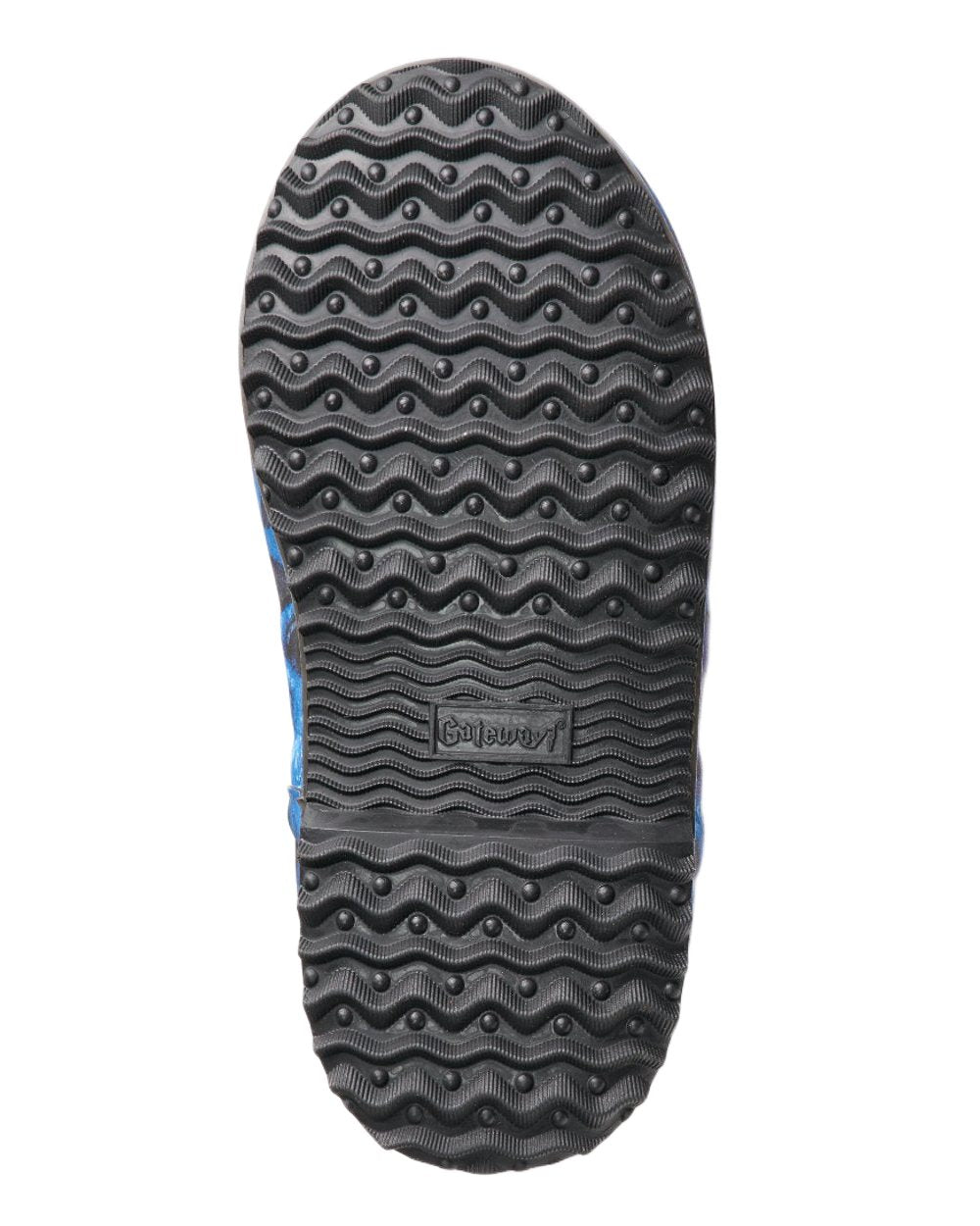 Prym1 Shore Line Blue Coloured Gateway1 Wetland Master Kids 12 7mm Wellingtons on white background 