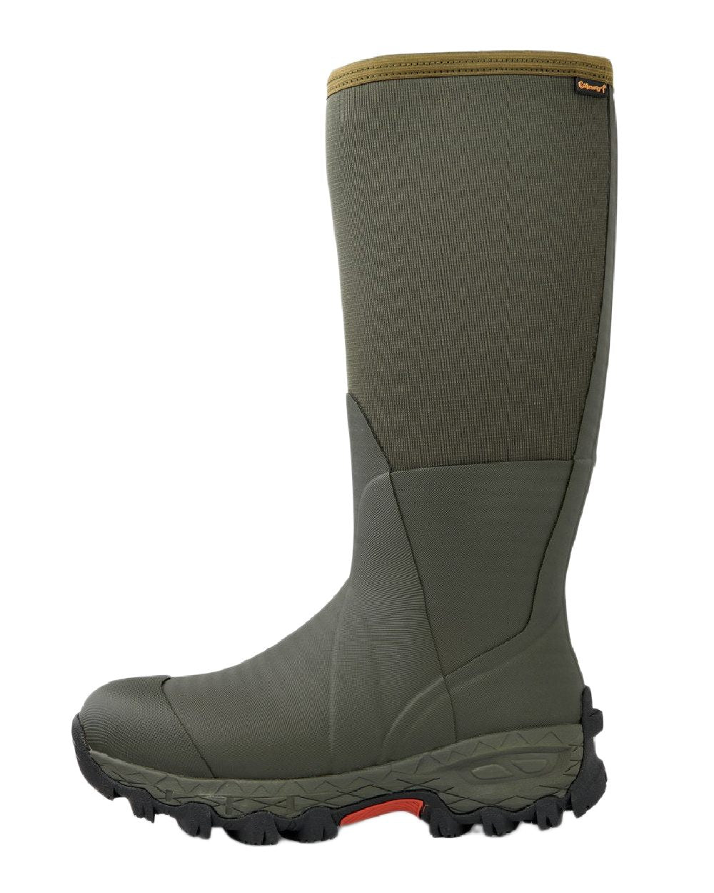 Dark Green Coloured Gateway1 Woodbeater 18" 7mm Wellingtons on white background 