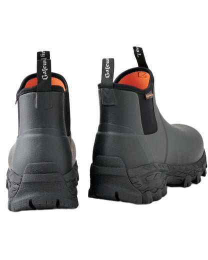 Black Coloured Gateway1 Woodwalker 7" 4mm Boots on white background 