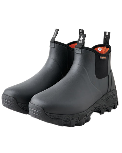 Black Coloured Gateway1 Woodwalker 7" 4mm Boots on white background 