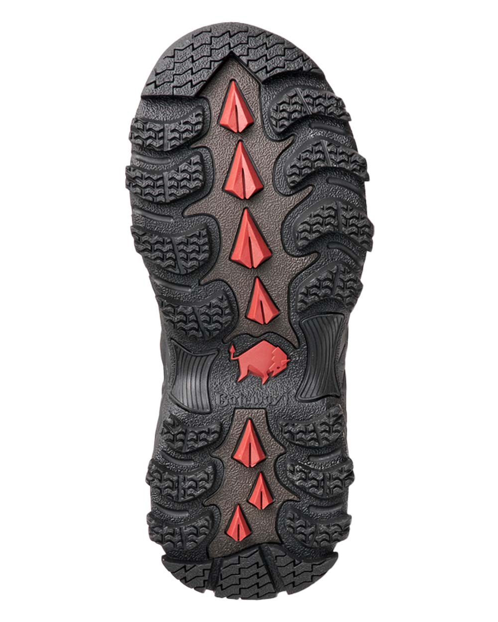 Black coloured Gateway1 Woodwalker Lady 17" 4mm Wellingtons Sole on White background 