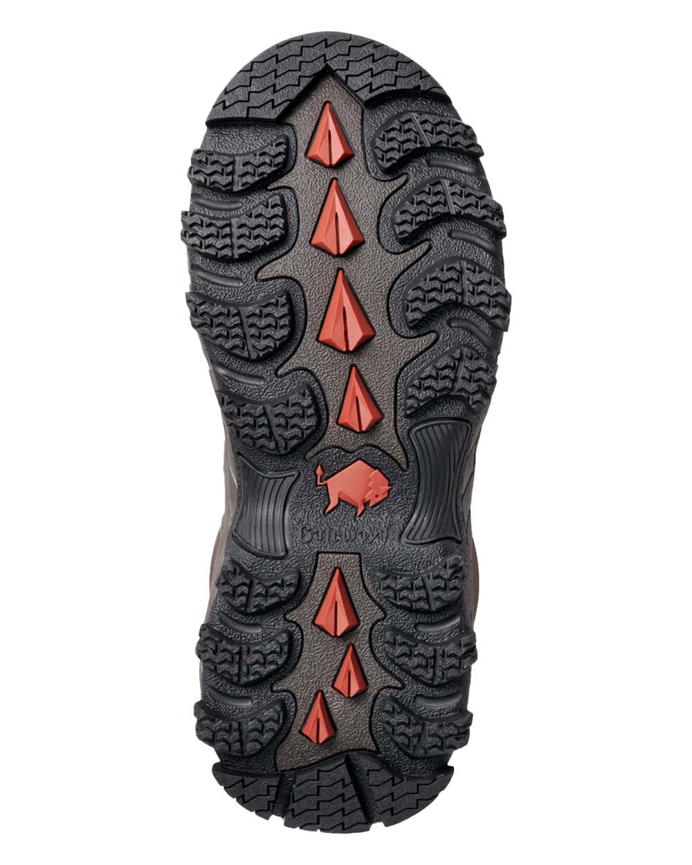 Dark Brown coloured Gateway1 Woodwalker Lady 17" 4mm Wellingtons Sole on White background 